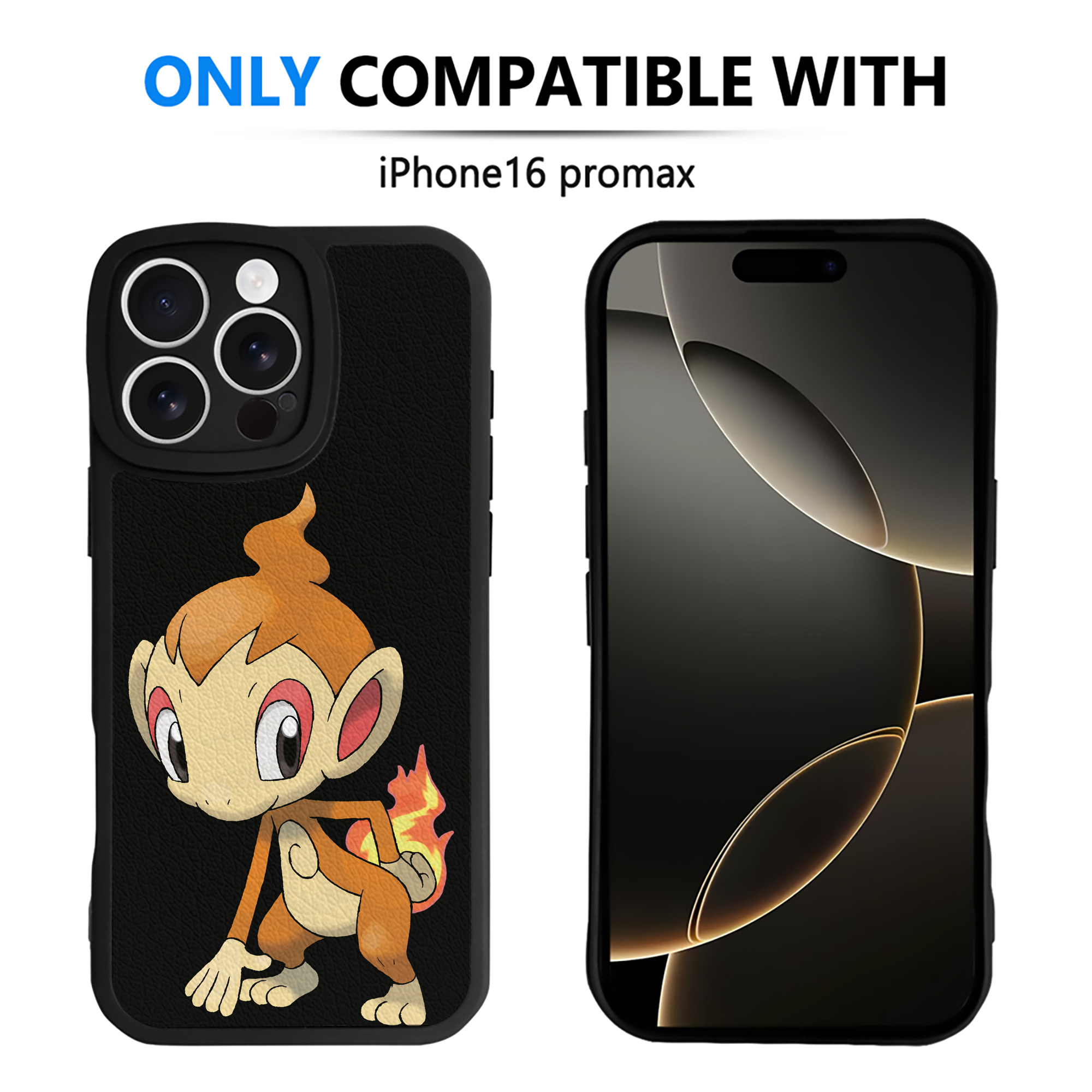 （画像用） ポケットモンスター Pokémon 【iPhone 16シリーズ対応】シリコンスマホケース（レザー調） 材質：シリコン